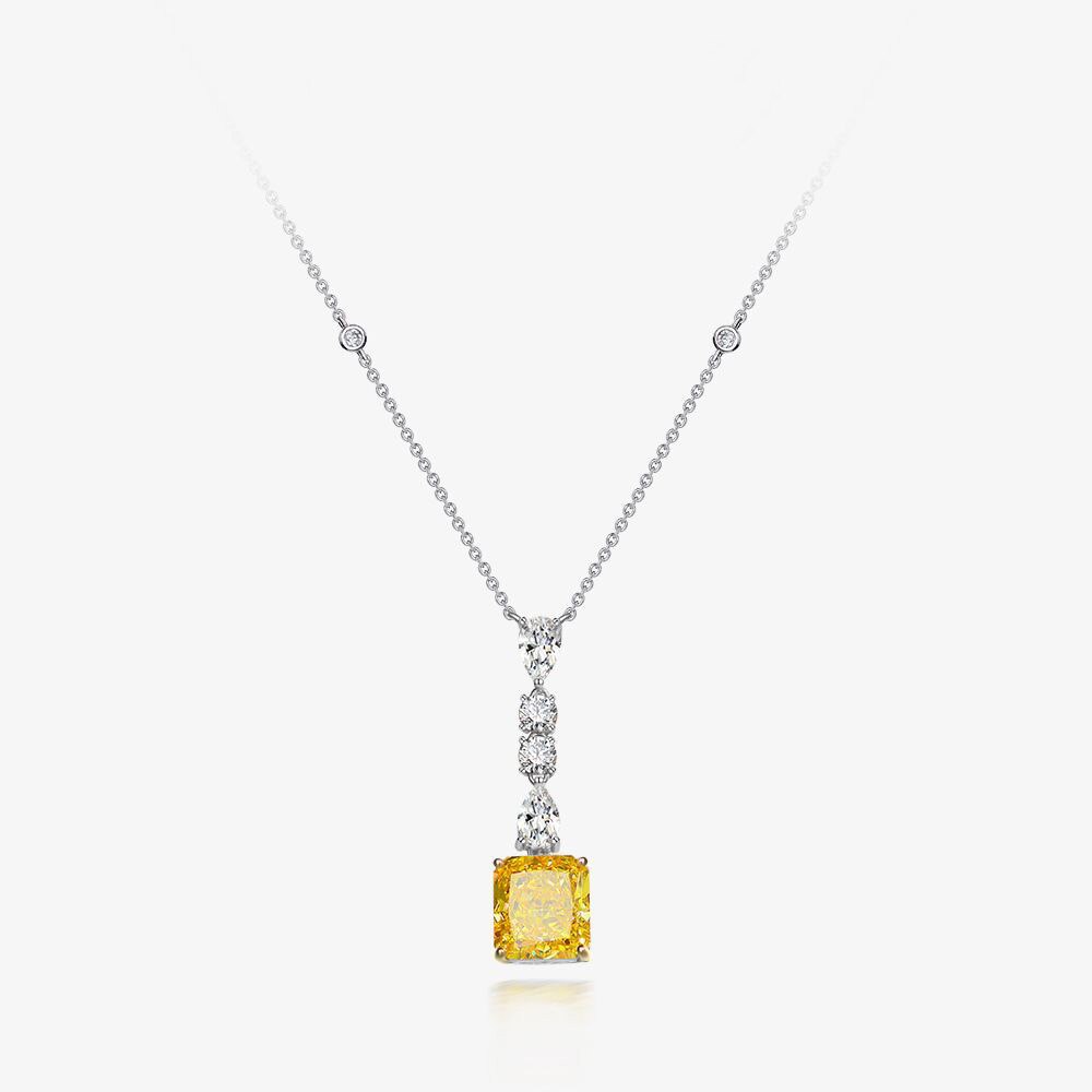 Pendentif Lustre Citrine P0650