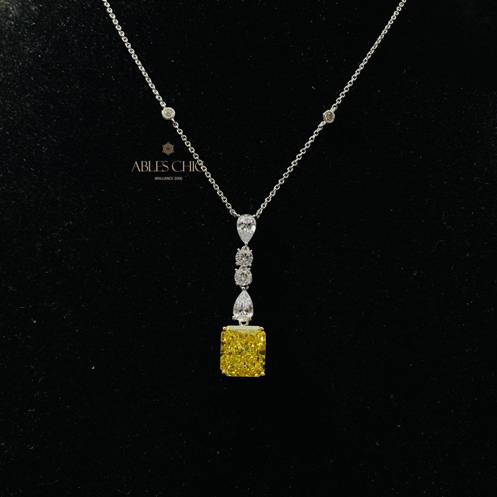 Pendentif Lustre Citrine P0650