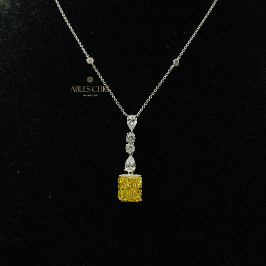 Pendentif Lustre Citrine P0650