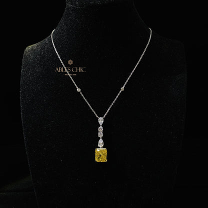 Pendentif Lustre Citrine P0650