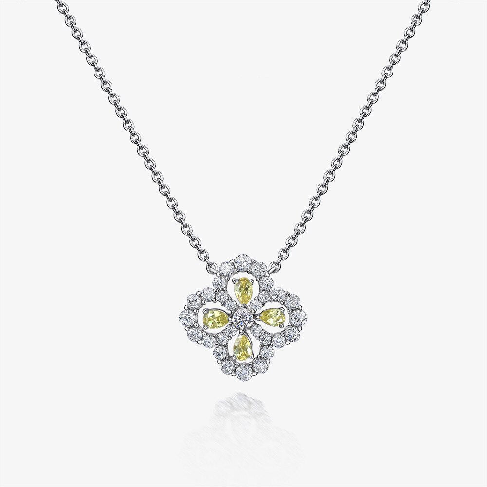 Pendentif Trèfle Béryl P0682