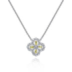 Pendentif Trèfle Béryl P0682