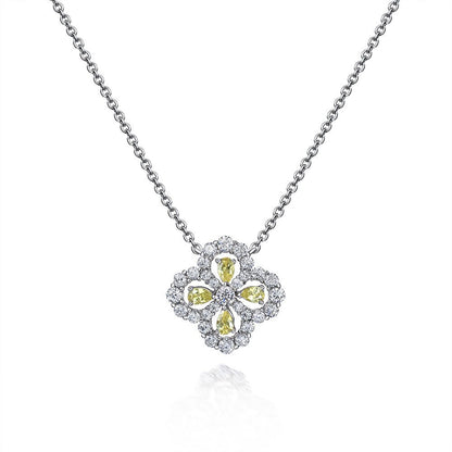 Pendentif Trèfle Béryl P0682