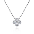 Pendentif Trèfle Béryl P0682