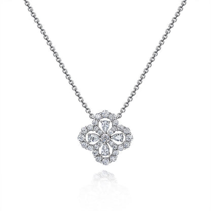 Pendentif Trèfle Béryl P0682