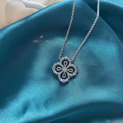 Pendentif Trèfle Béryl P0682