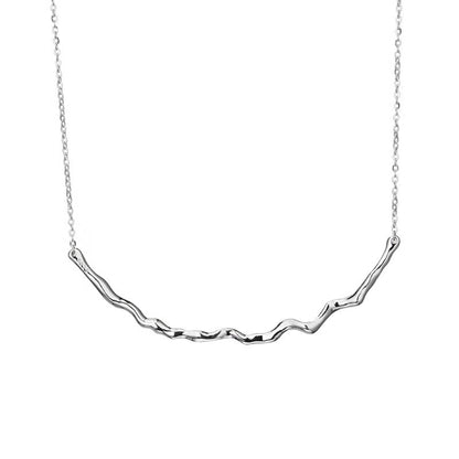 Collier en fil épais froissé N1030