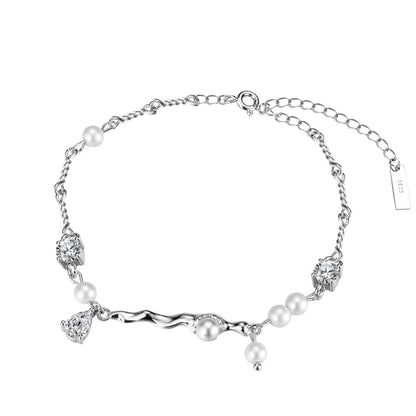 Bracelet multi-chaînes perles B1019