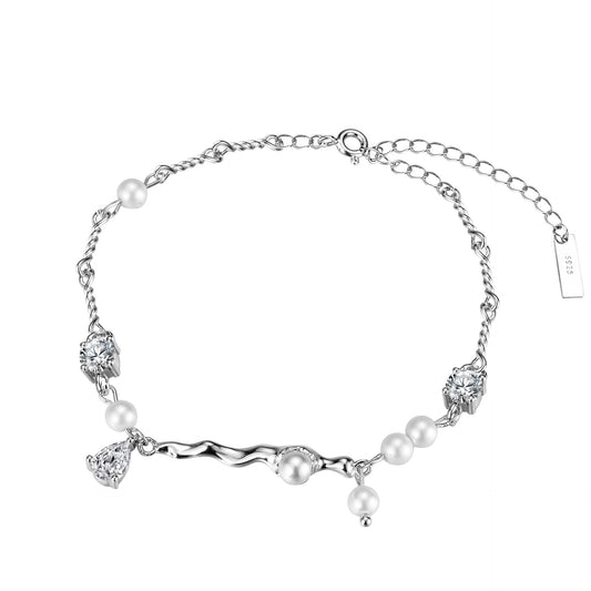 Bracelet multi-chaînes perles B1019