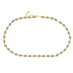 Collier à maillons ronds CZ N1022