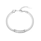 Bracelet chaîne serpent à griffes CZ B1009