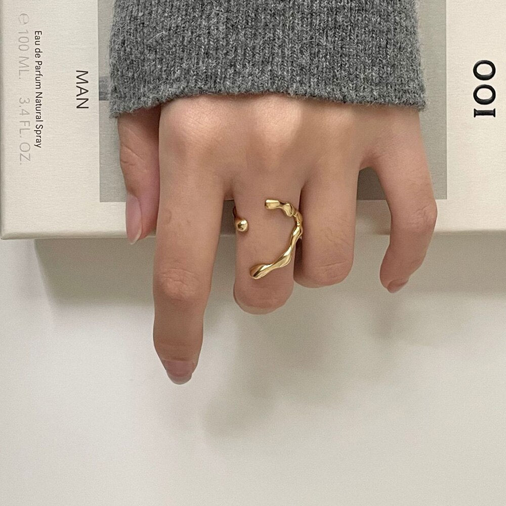 Bague Alien épaisse R1416