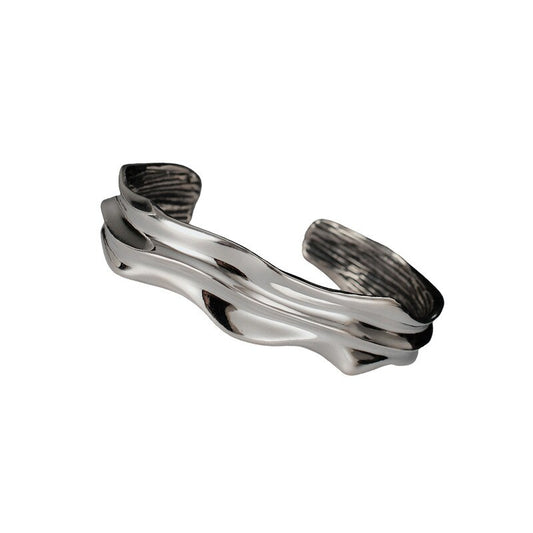 Bracelet irrégulier à motif liquide B1016
