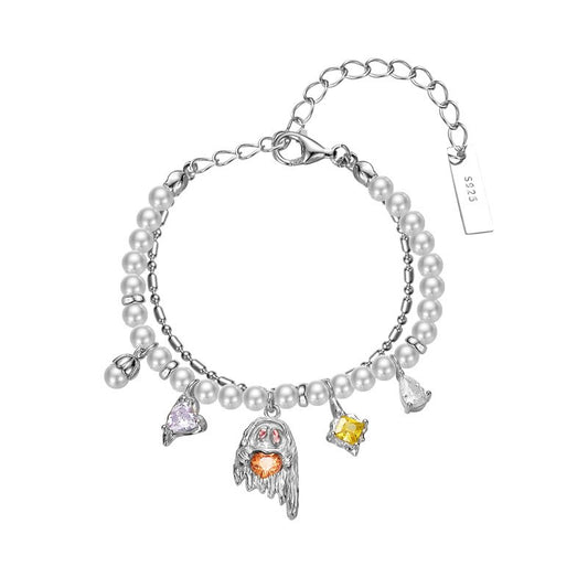 Bracelet de perles d'elfe multi-rangs B1001