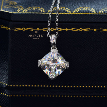 Pendentif tourmaline taille coussin B0441