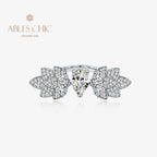 Bague Plume Ailes Florales R1526
