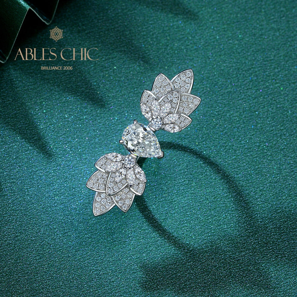 Bague Plume Ailes Florales R1526