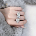 Bague Plume Ailes Florales R1526