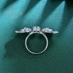 Bague Plume Ailes Florales R1526