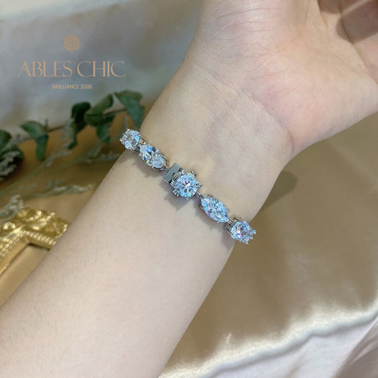 Bracelet Pierres de Formes Diverses B0503