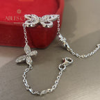 Bracelet glacé papillon pavé B0486
