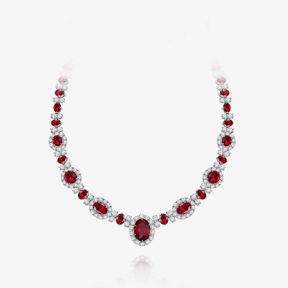 Colliers guirlande de rubis P0604