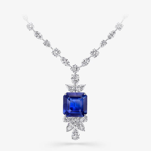 Collier Grand Saphir P0634