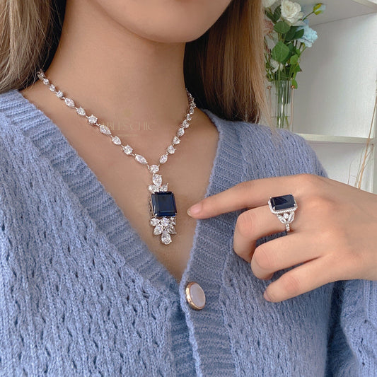 Collier Grand Saphir P0634