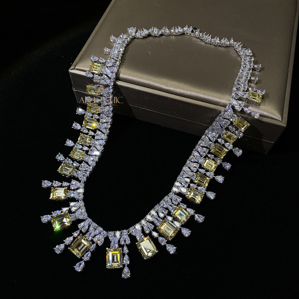 Collier guirlande de mariage Sphène P0694