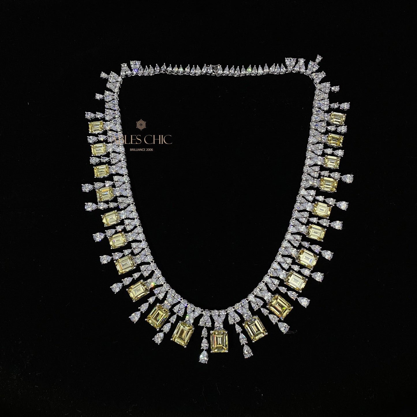 Collier guirlande de mariage Sphène P0694