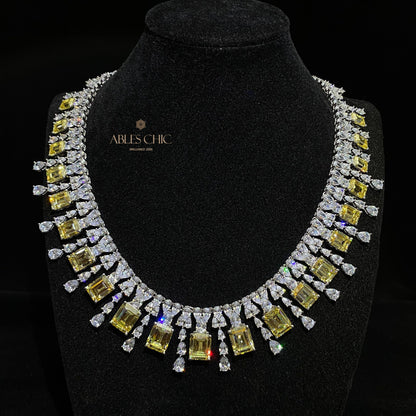 Collier guirlande de mariage Sphène P0694
