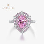 Bague poire Kunzite R0925