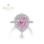 Bague poire Kunzite R0925