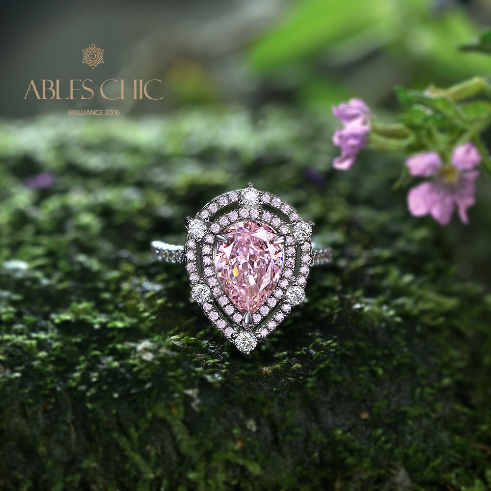 Bague poire Kunzite R0925