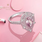Bague poire Kunzite R0925