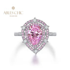 Bague poire Kunzite R0925