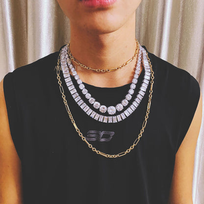 Collier Bling glacé dégradé P0513
