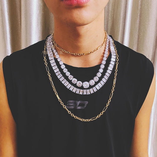 Collier Bling glacé dégradé P0513
