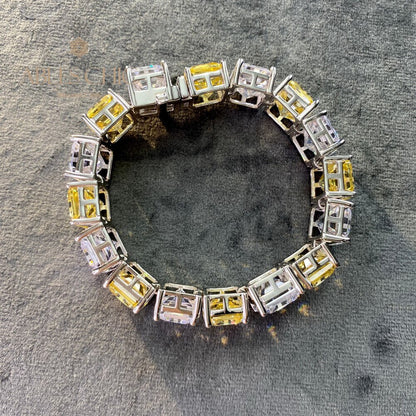 Bracelet de mariée citrine B0636