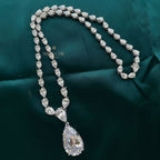 Collier de mariées en tourmaline blanche B0507