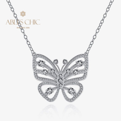 Collier Papillon Pavé P0638