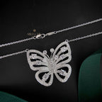 Collier Papillon Pavé P0638