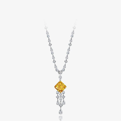 Pendentif Lustre Topaze Impériale P0637