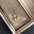 Pendentif Coeur Morganite B0345