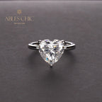 Bague de mariée solitaire coeur Kunzite R0308