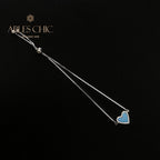 Bracelet Coeur Turquoise B0820