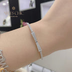 Bracelet Bling avec nœud papillon pavé B0823