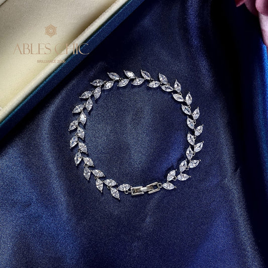 Bracelet Feuille Marquise B0827