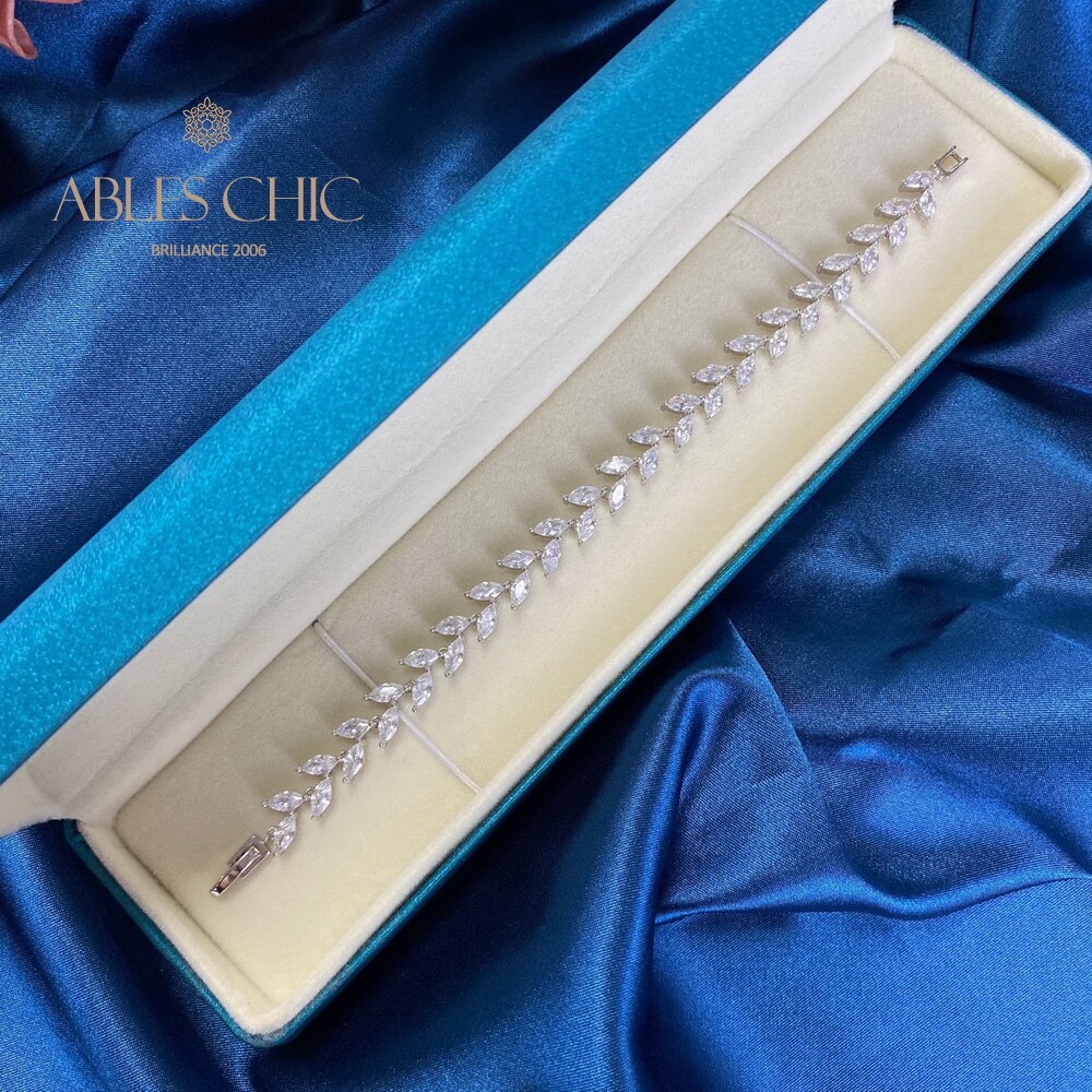 Bracelet Feuille Marquise B0827