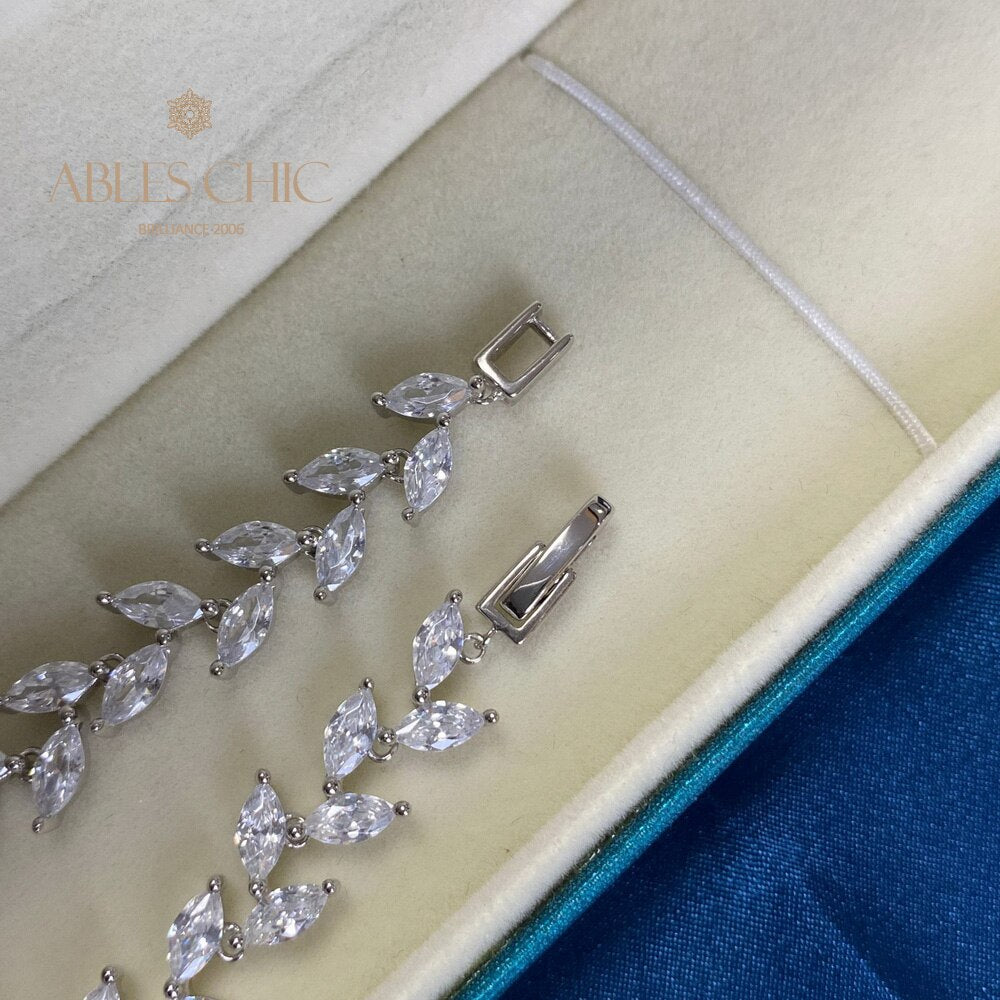 Bracelet Feuille Marquise B0827